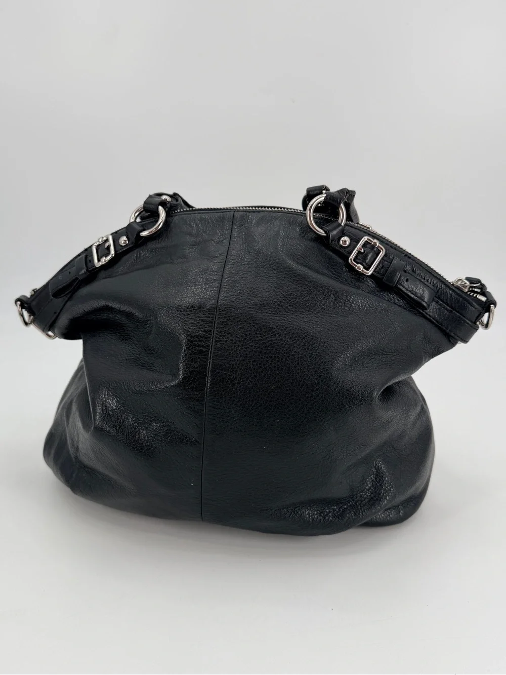 Coach Black Leather Madison Satchel Bag 18641